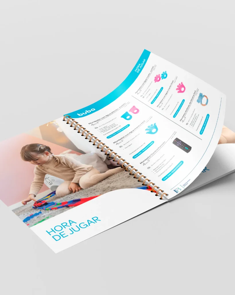 catálogo comercial impreso para empresa mayorista