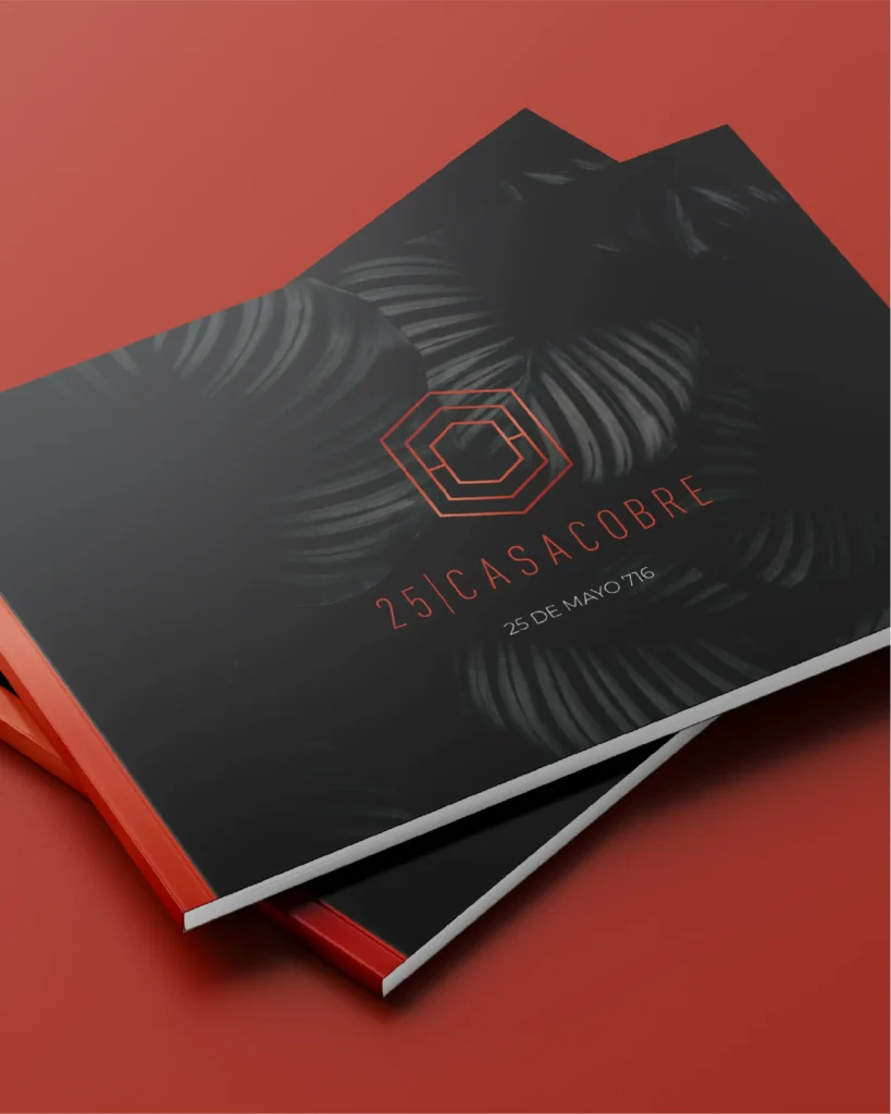 tapas de brochure institucional para empresa constructora de tucumán