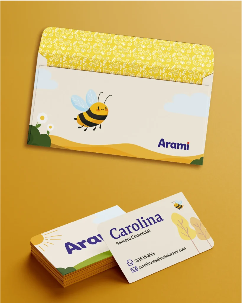 diseño de papelería comporativa para empresa de tucumán